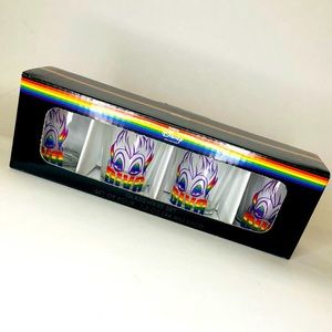 🌈 Rainbow Disney Set 4 Shot Glasses Ursula DIVA